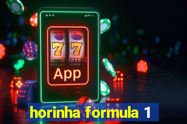 horinha formula 1